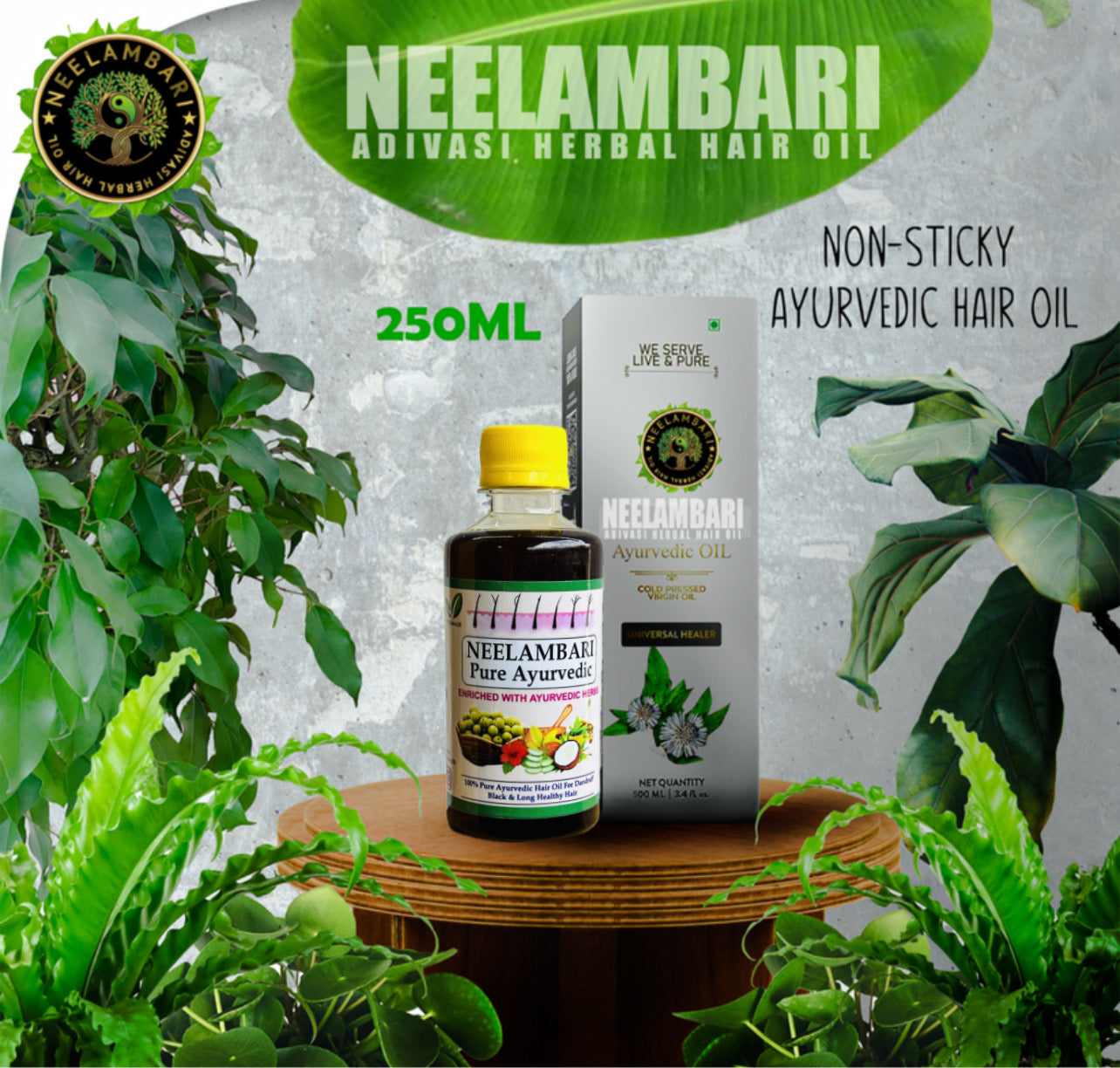Neelambari Adivasi Herbal Hair Oil